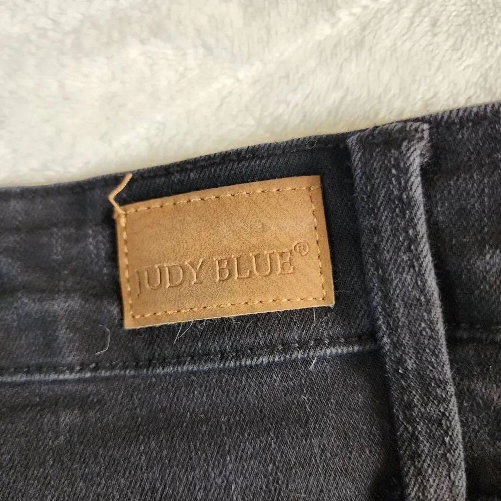 Judy Blue Skinny Fit Black Denim Jeans Size 22W - Picture 7 of 9